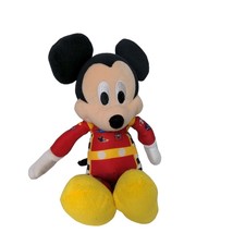 Disney Mickey Mouse Roadster Racer Just Play Plush Stuffed Animal 9.5&quot; - £16.73 GBP