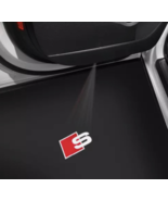 LED entry lights Original Audi LED lettering "S-Logo" Door lighting 4G0052133J - $2,216.07 MXN