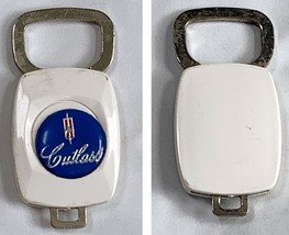 Vintage Cutlass Logo Plastic Metal Key Ring Fob Holder White - £14.75 GBP