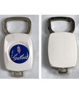 Vintage Cutlass Logo Plastic Metal Key Ring Fob Holder White - £14.72 GBP