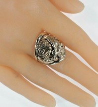 Vintage Navajo Bald Eagle Sterling Silver Ring By Les Holden SZ 9.50 - £122.37 GBP