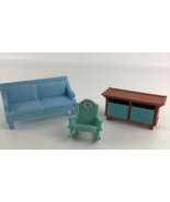 Fisher Price Loving Family Dollhouse Living Room Furniture Couch Rocker ... - $37.68 CAD