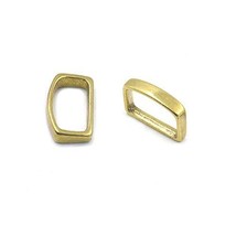 Fujiyuan 2 Pcs 20mm Brass D Ring Shape Buckle Belt Collars Bag Harness L... - $5.87