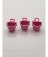 LEGO Parts 4523 (3) Minifigure Container D-Basket DK PINK 1697/18 - £0.77 GBP