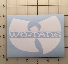 Wu Tang Clan Street Wear 5&quot;&quot; Wide White Vinyl Decal Sticker Set New - £9.13 GBP