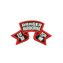 AIRBORNE RANGER 1st Bn Battalion 75 Infantry 1/75 Scroll Embroidered pol... - $664.31 MXN+