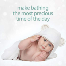 Organic Bamboo Baby Hooded Towel Ultra Soft And Super Absorbent Baby Towels - $10.77