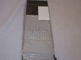2 Donna Karan Essential Silky Stripe King Platinum Shams - £75.80 GBP