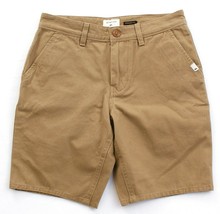Quiksilver Khaki Straight Fit Cotton Flat Front Shorts Men's NWT - $39.99