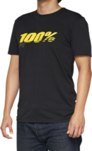 100% Mens Tech Speed T-Shirt Tee Shirt Black XL - £25.57 GBP