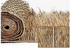 Tiki Thatch Palapa Bar Resort Grade Grass Roll Thatching 36&quot; x 8ft FAST ... - £35.96 GBP