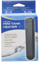Penn Plax Cascade Plastic Safe Mini Heater 10 watt Penn Plax Cascade Plastic Saf - £18.01 GBP