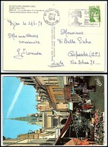 1978 FRANCE Postcard - Dijon Cote D&#39;Or to Riposto, ITALY, Slogan Cancel N8 - £2.36 GBP