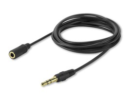 3.5mm Male to Female Audio Cable for Headphones, Audio Aux Car Stereo (6ft) - £17.20 GBP