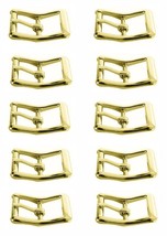 Horse Lot of 10 Brass Plated 3/4&quot; Horse Tack Roller Buckles 40305Lot10 - $273.28 MXN