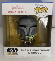 New Hallmark Christmas Ornament  Star Wars Mandalorian &amp; Baby Grogu Funk... - £11.48 GBP