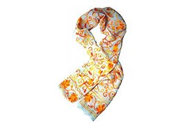 Indian Suzani Wool Embroidered Scarf 22&quot;x72&#39;&#39; Hand Made Cotton Stole Neckwrap Wo - £9.50 GBP