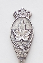 Collector Souvenir Spoon Canada Centennial 1867 1967 Maple Leaf Embossed Emblem - £10.38 GBP