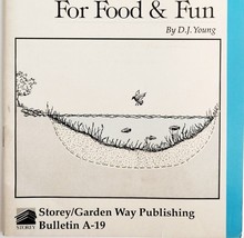 1978 Build A Pond For Food &amp; Fun Crafts DIY Vintage Booklet Sustainability - $24.99