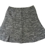 COLDWATER CREEK black white Boucle Lined Trumpet Skirt Size 14 - £16.21 GBP