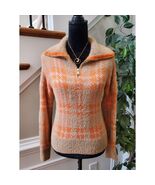 Broadway Women&#39;s Beige Acrylic Collared Long Sleeve Pullover Sweater Siz... - $508.49 MXN