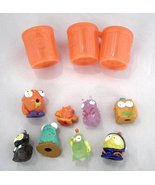  Trash Pack  Grocery Gang Moose Toys Lot Figures and Garbage Cans 11 Pieces - £11.71 GBP