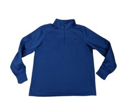 Boys Nike 1/4 Zip Pullover Sweatshirt Sz 14/16 Fleece Lined EXCELLENT Condition - £11.50 GBP