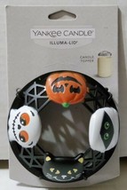 Yankee Candle Halloween Illuma-Lid Pumpkin Mummy Ghost Cat Candle Topper... - £18.23 GBP