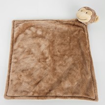 Carter&#39;s Monkey Lovey Brown Tan Cream Beige Security Blanket Retired Plush NEW - £27.25 GBP