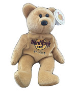 Hard Rock Cafe St Louis Collectible Beanie Bears Isaac Beara Stuffed Plush - £8.18 GBP