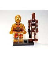 MZ C3Po Droid Star Wars Last Jedi With Brown Battledroid Action Minifigures - $6.58 CAD