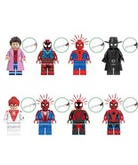 8pcs Various Spider-Man Across the Spider-Verse Noir Spinneret Minifigur... - $19.99