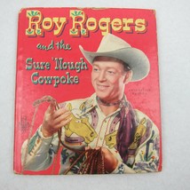 Vintage 1952 Roy Rogers and the Sure &#39;Nough Cowpoke Book Whitman Tell-A-Tale - £10.21 GBP