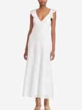 Ralph Lauren 100% Cotton Eyelet open Back Dress NWT Size 12 NWT - $110.00