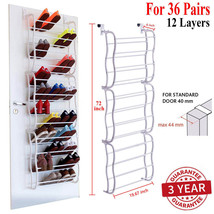 Zapatero Puerta De 36 Pares Estante Almacenamiento Soporte Organizador C... - £37.38 GBP