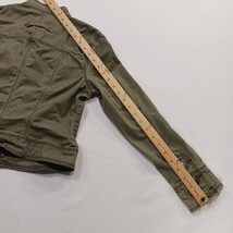 Doki Geki IJ23I7XZ Women’s Size Small Green Cotton Blend Button Front Jacket image 8