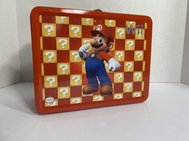 Super Mario Wii Lunchbox with CD Holder Red -Corner Ding, Scratch- - £7.58 GBP