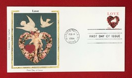 ZAYIX - 1992 US Colorano FDC # 2814 - Love - Roses - Flowers - Birds - Dove - £1.58 GBP