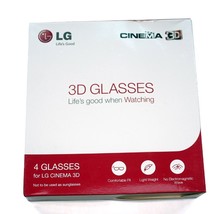 New Genuine LG AG-F310 AG-F310 (X4) Genuine 4 Pack Cinema 3D Glasses For... - $27.09 CAD