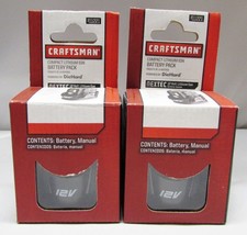 Craftsman Nextec 320.11221 12V 12 Volt Diehard Lithium Ion Battery 2-PACK - New! - $148.45