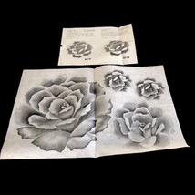 TRI CHEM Rose Doilies 8178 Liquid Embroidery Picture w instructions 19x13 Vtg - £20.34 GBP