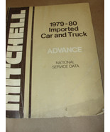 MITCHELL 1979-80 IMPORTED CAR &amp; TRUCK ADVANCE NATIONAL SERVICE DATA - $10.85 CAD