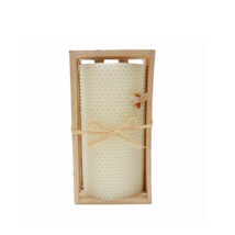 Green Pastures Wholesale Beeswax White Pillar Candle 3 x 4 inch - £15.81 GBP