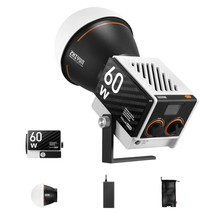 ZHIYUN Molus G60, Bi-Color Video Light, 300g Portable 60W COB LED Continuous Out - £246.53 GBP