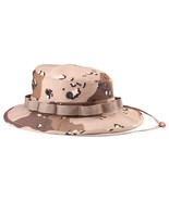 Desert Storm Chocolate Chip Camo Boonie Hat Vented Fitted Ripstop Rothco... - $18.73
