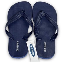 Old Navy Blue Youth Flip Flops Size 12-13 Classic Kids Unisex - £12.65 GBP