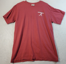 Alabama Crimson Tide Comfort Colors T Shirt Men Medium Red Short Sleeve Football - £12.54 GBP