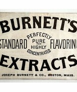 Burnetts Flavoring Extract 1885 Advertisement Victorian Baking Boston DW... - $28.07 CAD