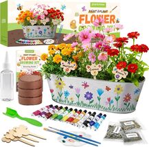 Fun Paint &amp; Plant Flower Growing Kit - Perfect Arts &amp; Crafts Gift for Ki... - $74.20