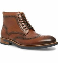 Superior Coffee Brown Handmade Leather High Ankle Men Lace Up Customized Boots - £127.88 GBP+